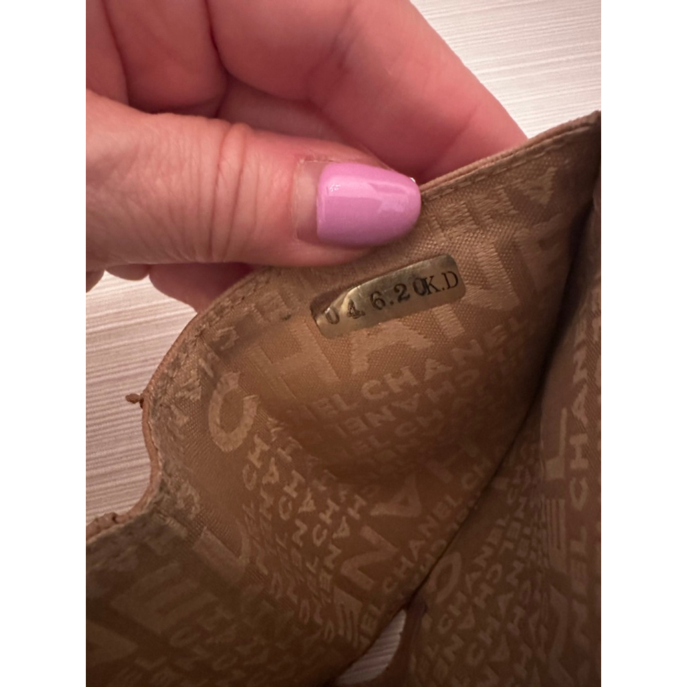 Chanel Black Quilted Leather Double Snap Wallet with Tan Interior - Picture 15 of 16